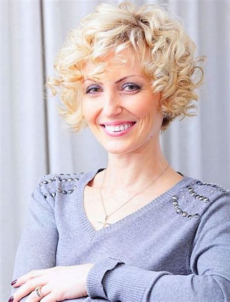 curly hair old woman|short curly bob haircuts for older women.